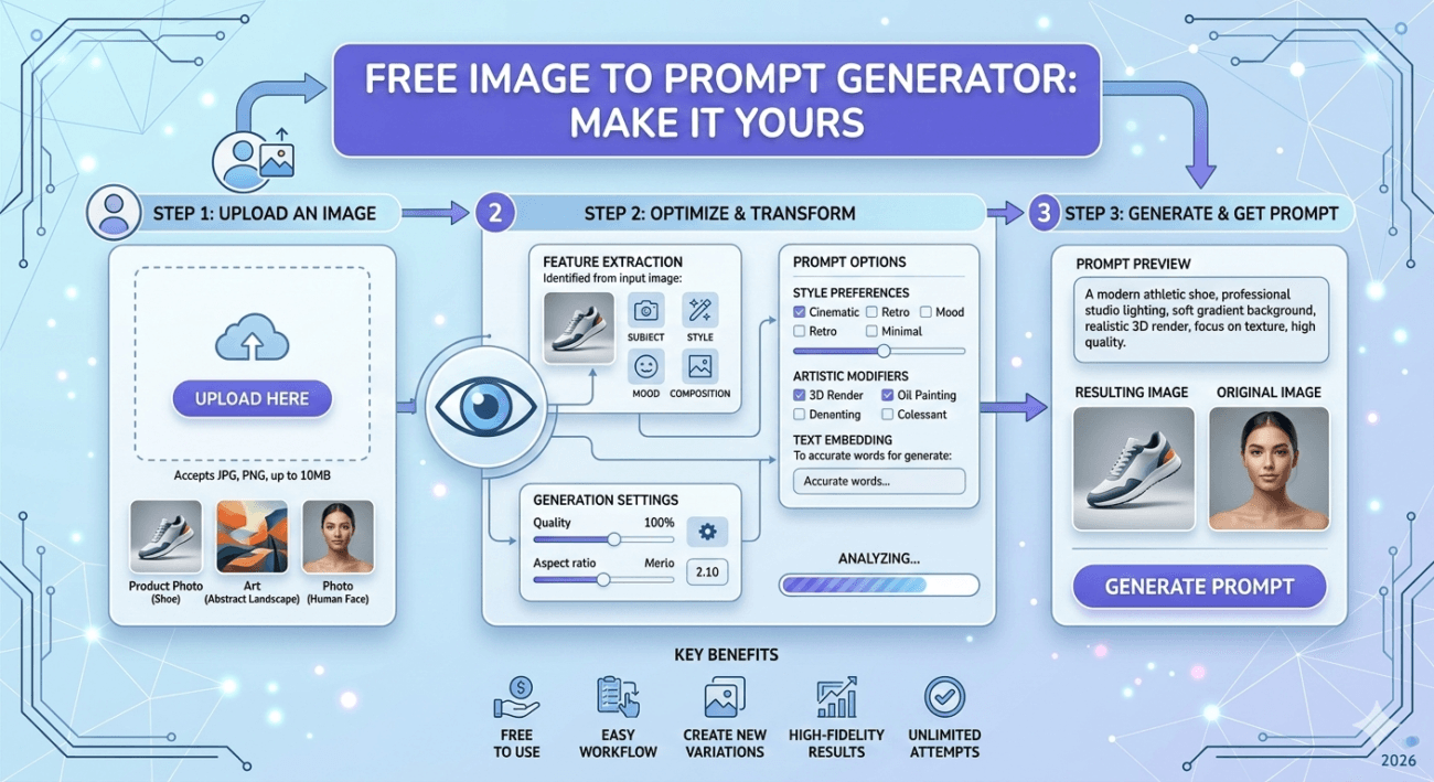 Free image to prompt generator