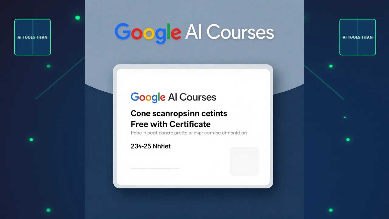 Google AI Courses Free with Certificate — 2025 Guide 1 Google AI courses free with certificate