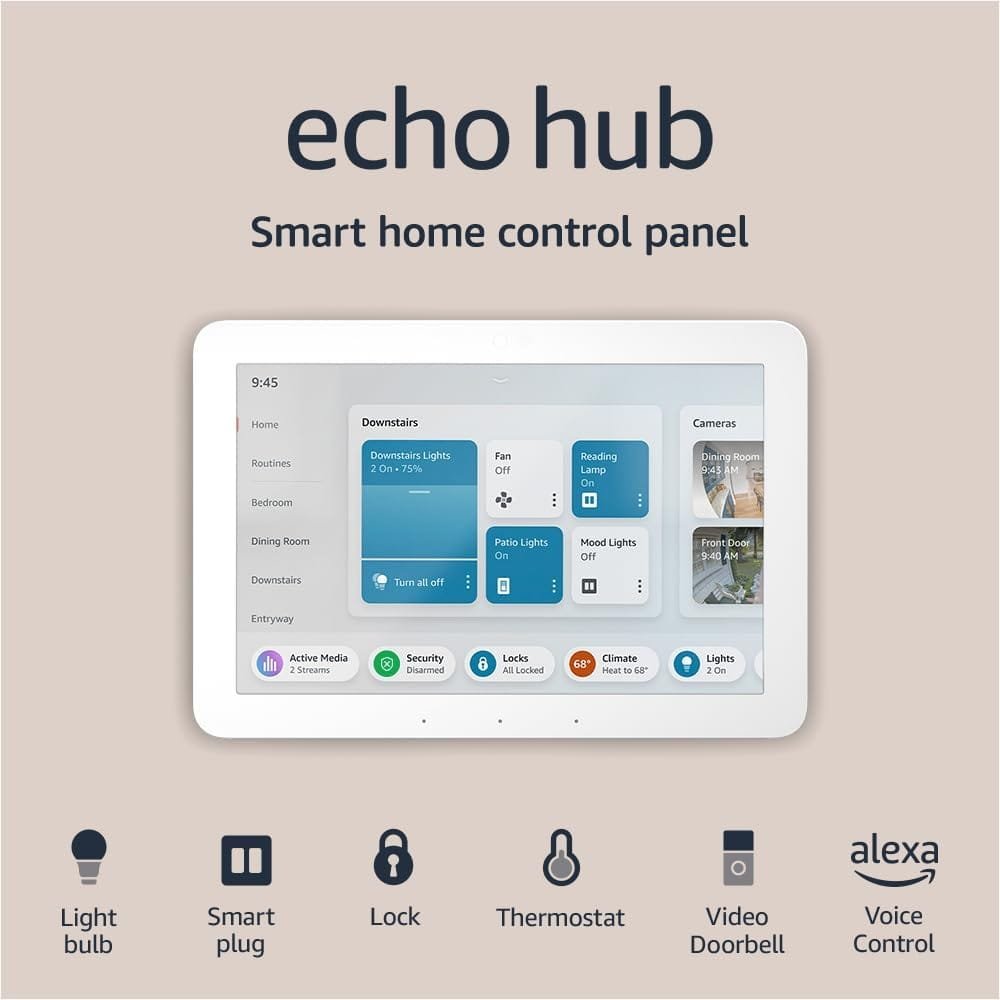 Amazon Echo Hub, 8” smart home control panel, Designed for Alexa+, Compatible with thousands of devices 9 51cSE05wsL. AC SL1000