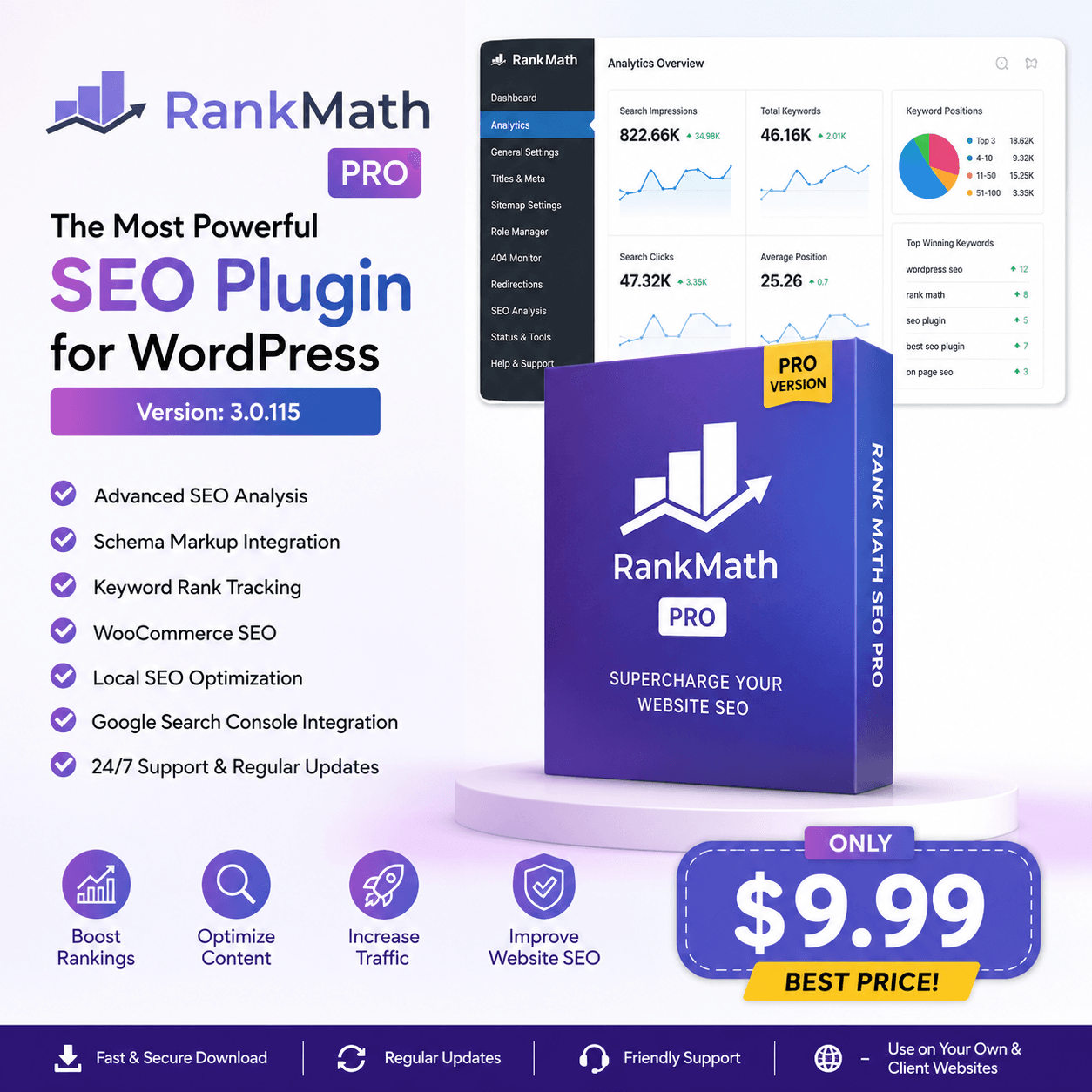premium WordPress themes and SEO plugins